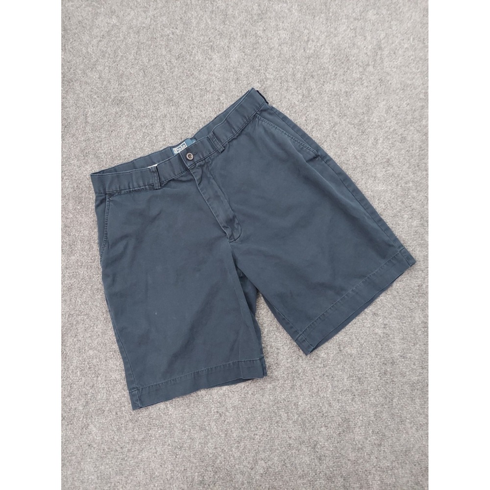 POLO RALPH LAUREN Prospect Shorts Mens 35 Blue Cotton Chino Walking Bermuda